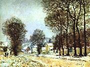 Alfred Sisley Snow at Louveciennes china oil painting reproduction